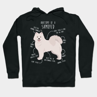Samoyed Dog Anatomy Hoodie